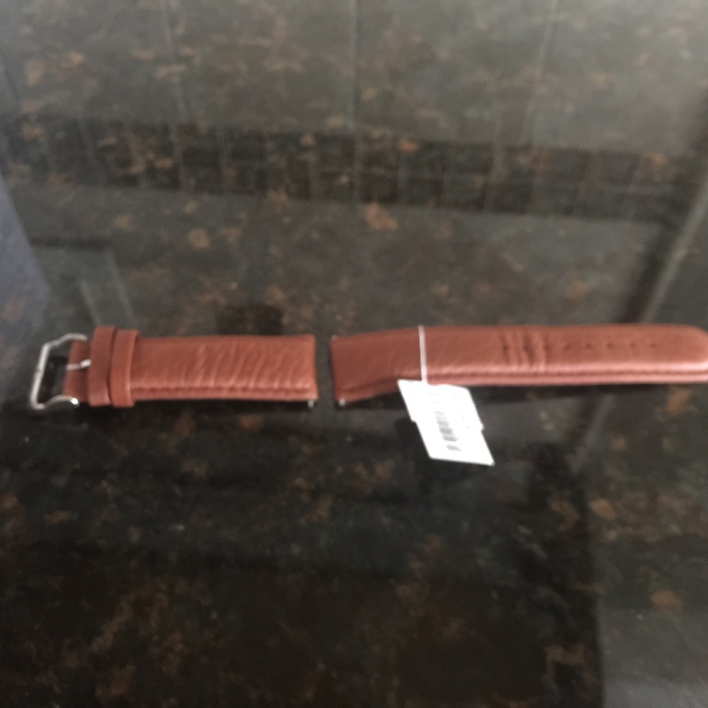 Invicta Honey Brown Leather Watchband